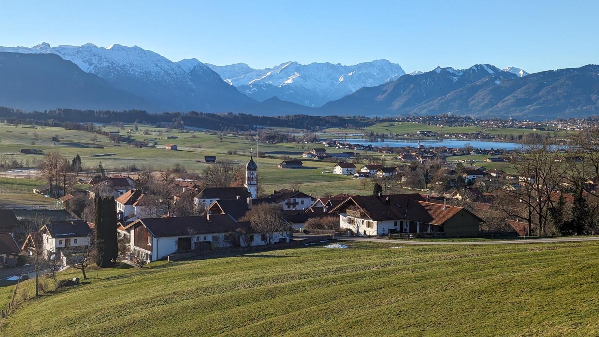 Liboria I Traumhafte Ferienwohnung In Aidling Am Riegsee Mit Atemberaubendem Panoramablick! Zewnętrze zdjęcie